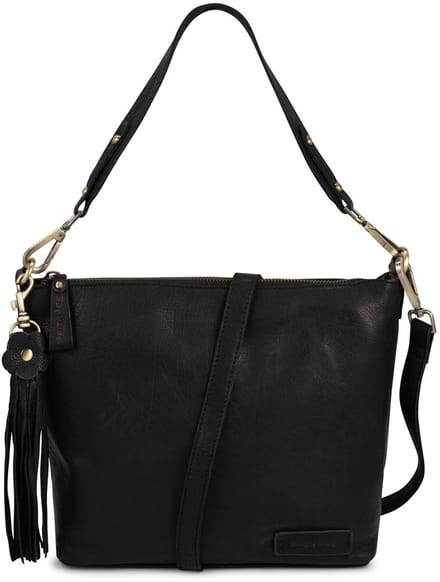 Bag2Bag Leren Schoudertas Dames Minto Black