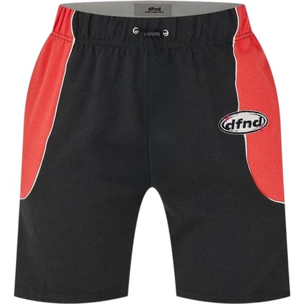 DFND London Sportieve herenshort met contrasterende details (Rood)