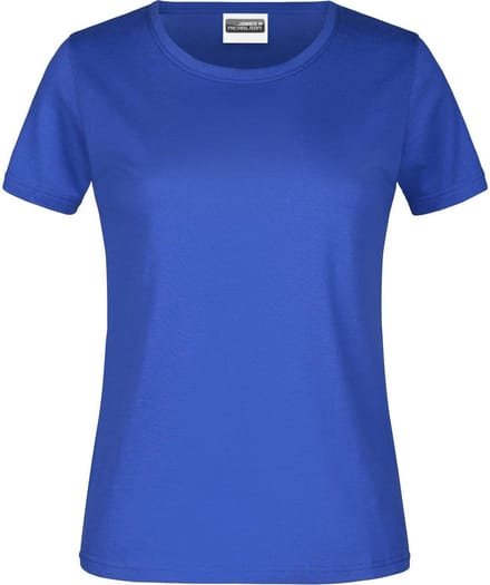 James And Nicholson Dames/dames Ronde Hals Basic T-Shirt (Koninklijk)