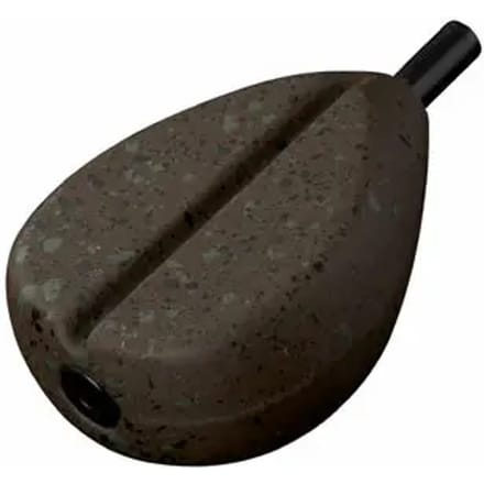 Fox Camotex Flat Pear Inline Lead - Lood - 100g - Camo