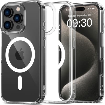 Tech-Protect FlexAir Hybrid MagSafe Case for iPhone 16 Pro Max - Clear