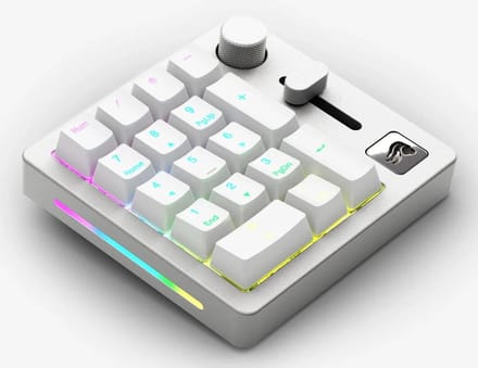 Glorious Numpad - Draadloos - Wit Slate - Numpad - Universal - Wit
