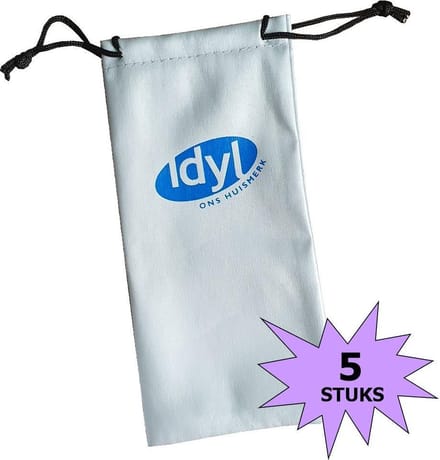 Fako Bijoux® - Microvezel Brillenhoes - Idyl - 5 Stuks