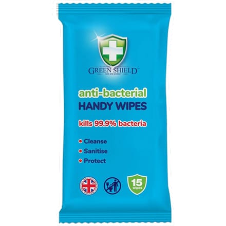 Green Shield antibacteriÃ«le doekjes - 15 stuks
