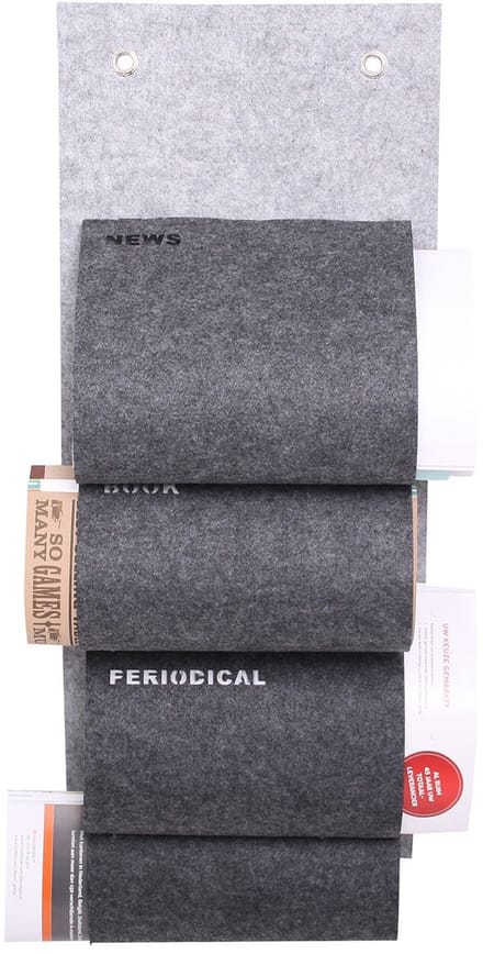 8286 Vilt Kranten en Tijdschriftenhouder / Grijs