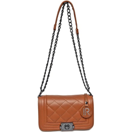 Isabella Rhea Brown Rundleer Tas