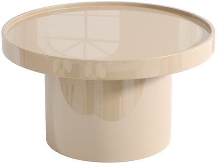 Vente-unique Salontafel van MDF - Gelakt beige - SYBEVA