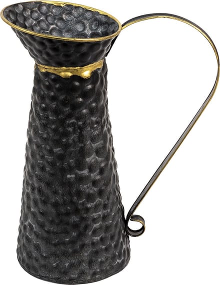 Clayre & Eef Decoratie Kolenkit 23x15x34 cm Grijs Ijzer Rond Emmer
