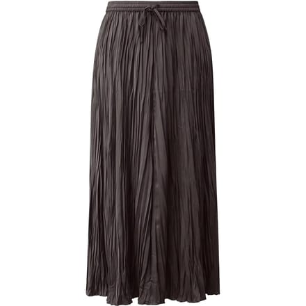 Plissé Midi Rok Effect Crêpe Met Koord Voor Vrouwen COMMA