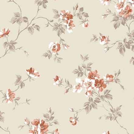 Duro Vliesbehang 387-06 - Hav & Land - Botanisch Koper - 53cm x 10.05m