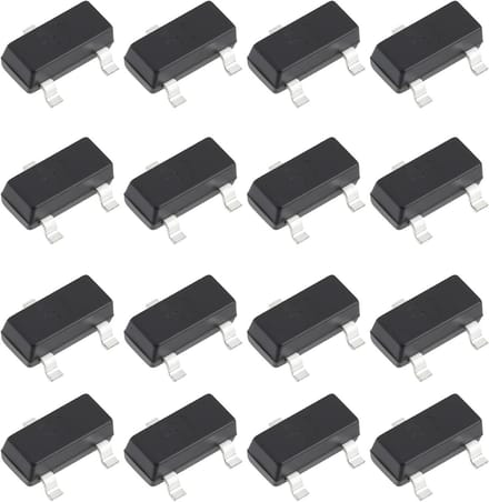Signaaltransistor NPN - Transistor SOT-23 - Elektronische Projecten - Hoge Compatibiliteit - 50 stuks - Niet van toepassing