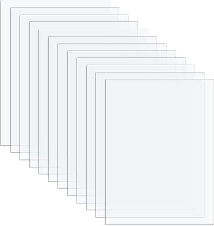 Acrylglas Platen - Heldere Kunststof - Doe-het-zelf Projecten - 1 mm Dikte - A4 Formaat - Transparant