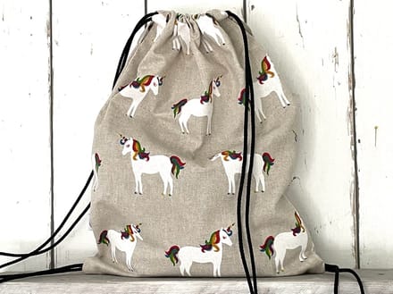 MixG | Gymtasje | Unicorn/Eenhoorn - Kastelen - Prinsessen| Meisje