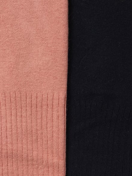 Vertbaudet Set met 2 paar maillots in geribd tricot voor baby