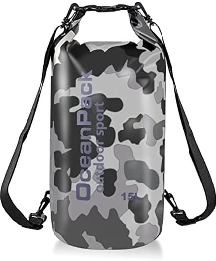 Waterdichte rafting tas 15L voor outdoor avonturen