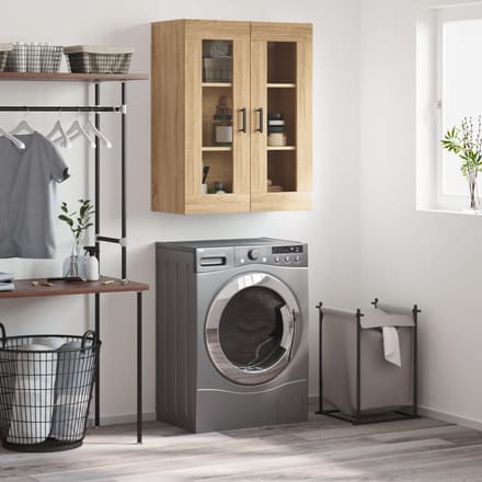 vidaXL - Wandkast - 69,5x34x90 - cm - sonoma - eikenkleurig