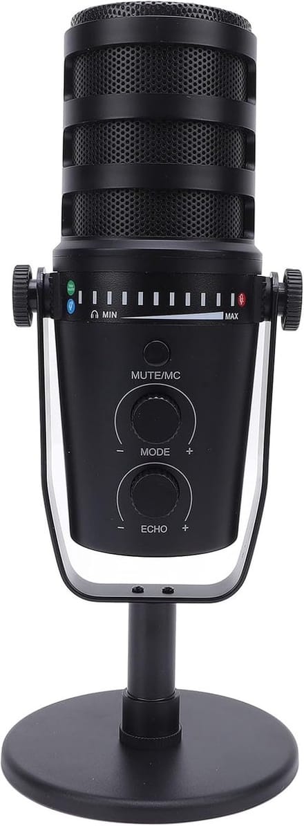 Dynamische Microfoon - Opname Microfoon - Live Streaming - Cardioïde Opname - 26x12x11 cm