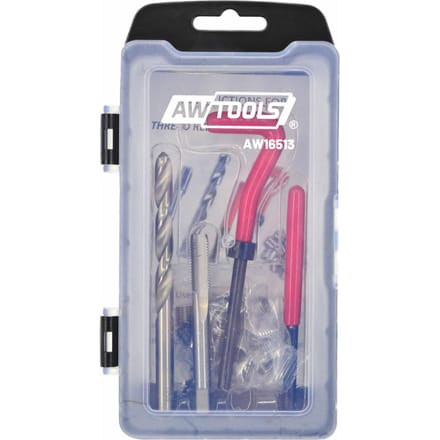 Awtools - Serie AW - Schroefdraad Reparatieset - M6 x 1.0 - 30 delen