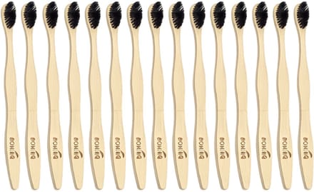 Duurzame Tandenborstel - Set van 12 - Bamboe - Eco friendly - Zacht - Zero Waste - Vegan - Bamboo