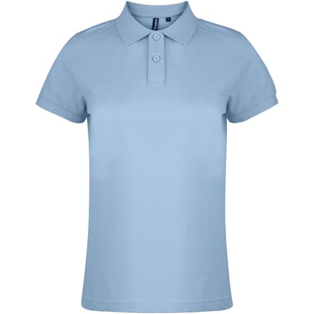 Asquith & Fox Dames/dames Poloshirt met korte mouwen en effen mouwen (Sky)