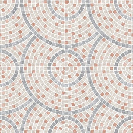 Dutch Wallcoverings - Artifice- mozaïek tegel beige/terra - M763-10