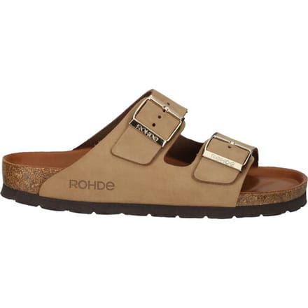 Rohde Alba Mules Damespantoffels Sandaal Leer 565014 naturel