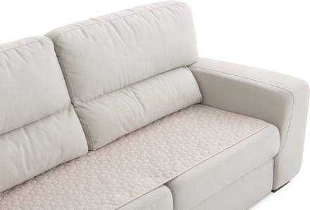 Geo Banktopper - 55cm breed - Beige - Antislip