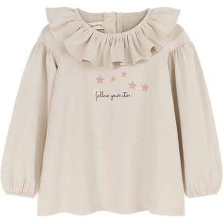 Meisjesblouse Kids on the Moon Mist flower