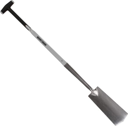 Talen Tools – Draineerspade – Blank gepolijst – Met opstapje – Glasfiber steel – 76 cm