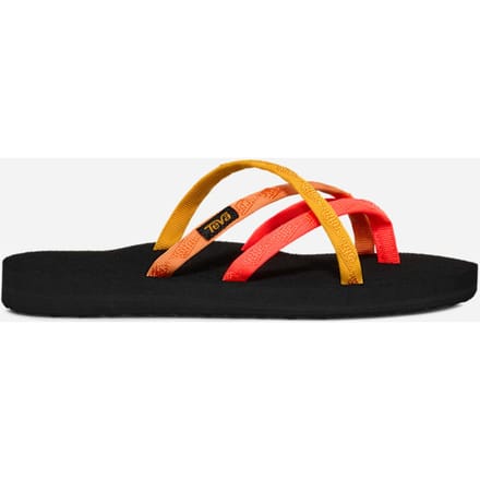 Teva Olowahu-teenslipper Sandalen in Neon Coral Multi voor Dames, Maat 36