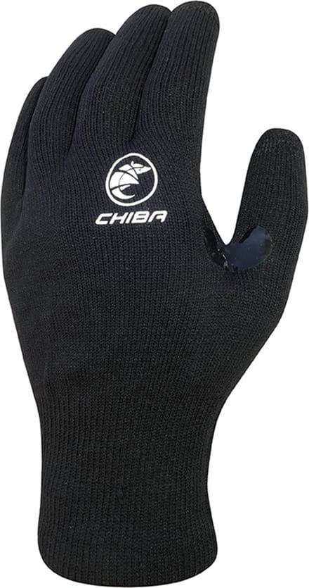 Chiba fietshandschoen - Thermofleece - Zwart - maat M