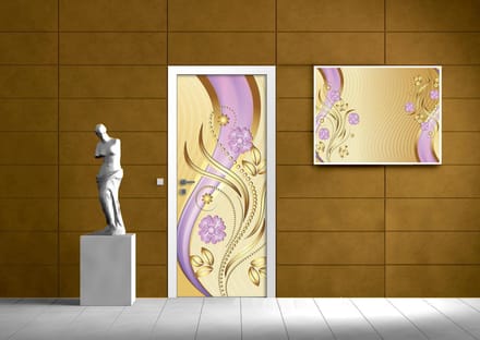 Flowers Abstract Photo Wallcovering