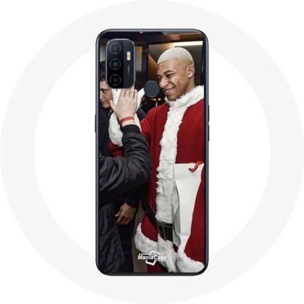 Coque pour Oppo A53 Mbappé Foot Joyeux noël