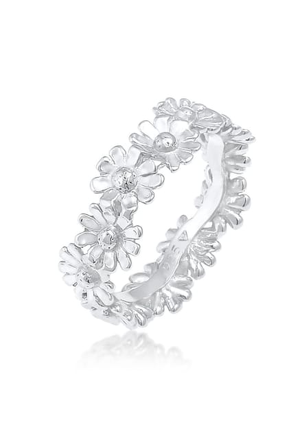 Elli - Ring - Dames Band Bloesem Bloem Boho Look Trend in 925 Sterling Zilver - Dames