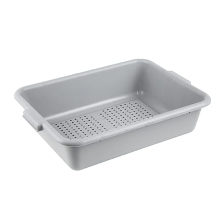 Vogue Edlp Plastic Perforated Storage Box Grijs