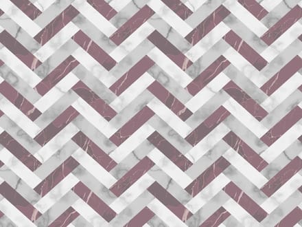 Vinyl | Vloerkleed vinyl | Marmer visgraat - grijs/oud roze | 170x240 cm