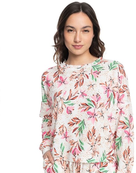 Roxy Currentmoodcrew Sweatshirt Veelkleurig M Vrouw