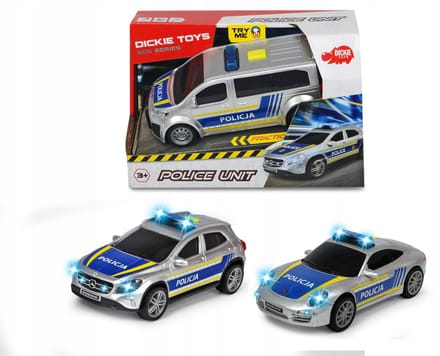 Dickie Toys Politie Auto met Licht & Geluid (15cm)