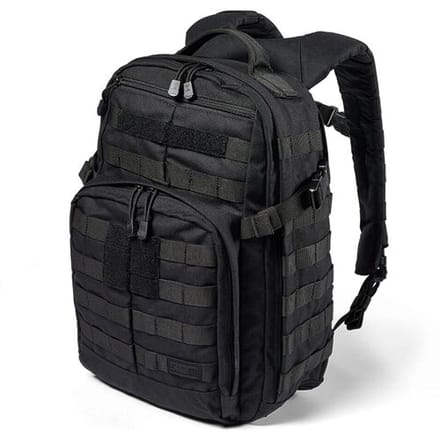 5.11 Rush 12 2.0 Backpack, zwart, rugzak met MOLLE-web