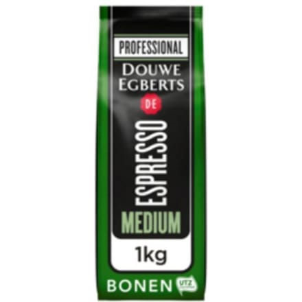 Koffie Douwe Egberts espresso bonen medium roast 1kg