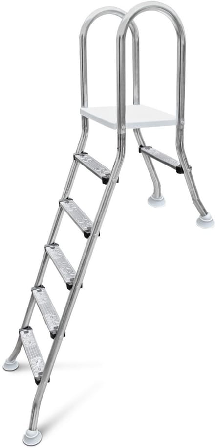 W'eau A-frame RVS zwembadtrap 1 + 5 treden - AISI 304
