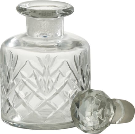 J-Line decoratie Fles Line - glas - transparant - small