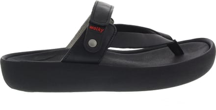 Dames Slippers Wolky 0082131-002 Peace Martinica Zwart - Maat 40