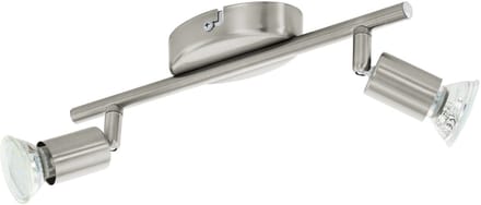 EGLO Buzz - Plafondspots - 2 Lichts - LED - Nikkel-Mat