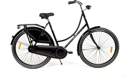 Wheelerz omafiets 28 inch/ 53cm zwart | unisex