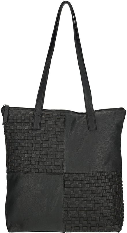 Enrico Benetti Sicily Leren Shopper - Zwart