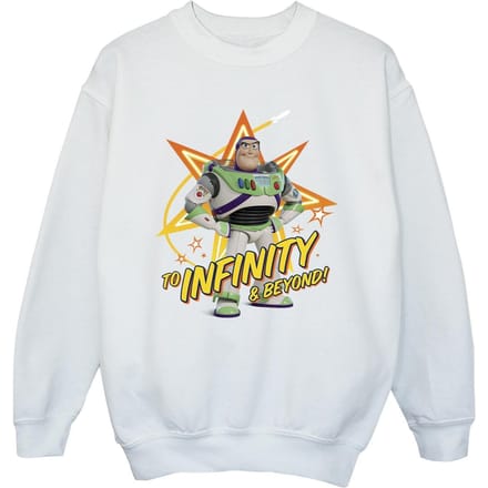 Disney Meisjes Toy Story Buzz To Infinity Sweatshirt (Wit)