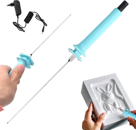 Schuimsnijder Elektrisch - Heet Draad - Modelbouw Knutselen - Ergonomisch Ontwerp - 15cm Snijlengte - Metallic