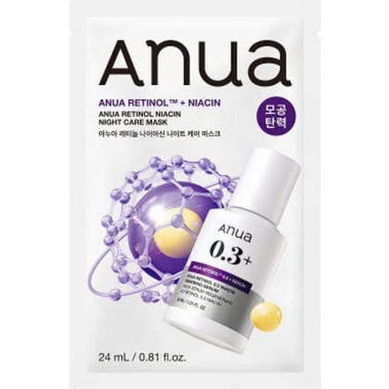Anua - Retinol Niacin Night Care Mask 24ml x 1 sheet