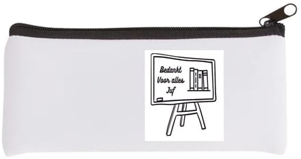 Akyol - bedankt voor alles juf Etui - Juf - juf - leraar - 20 bij 9 cm